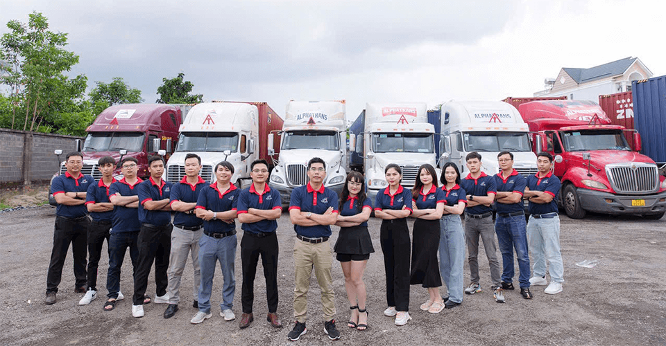 Đội xe container của công ty